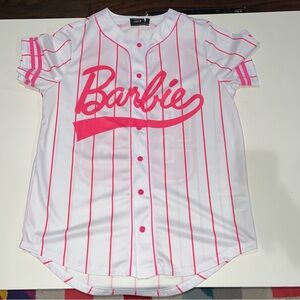 Barbie Pink and White Jersey Shirt